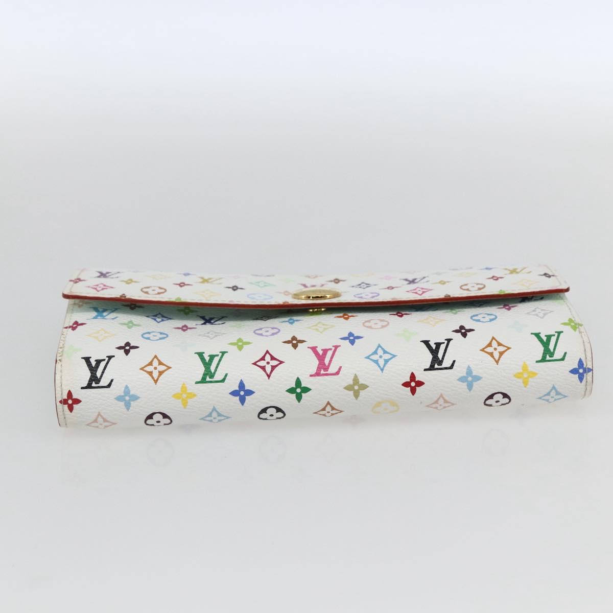 LOUIS VUITTON Monogram Multicolor Portefeuille Sarah Wallet M93745 Auth 162716V