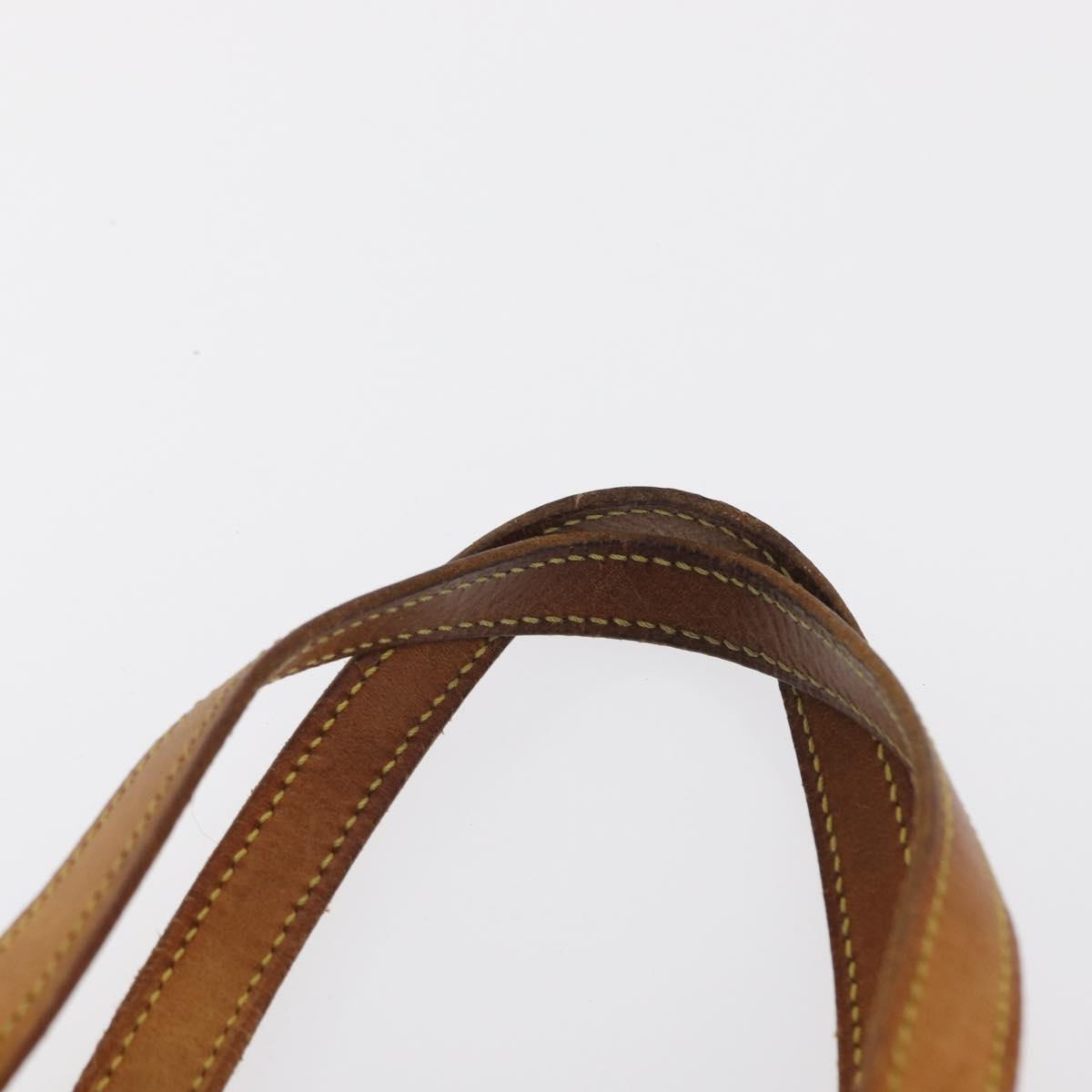 LOUIS VUITTON Monogram Vernis Reade MM Hand Bag Beige M91141 LV Auth 162727