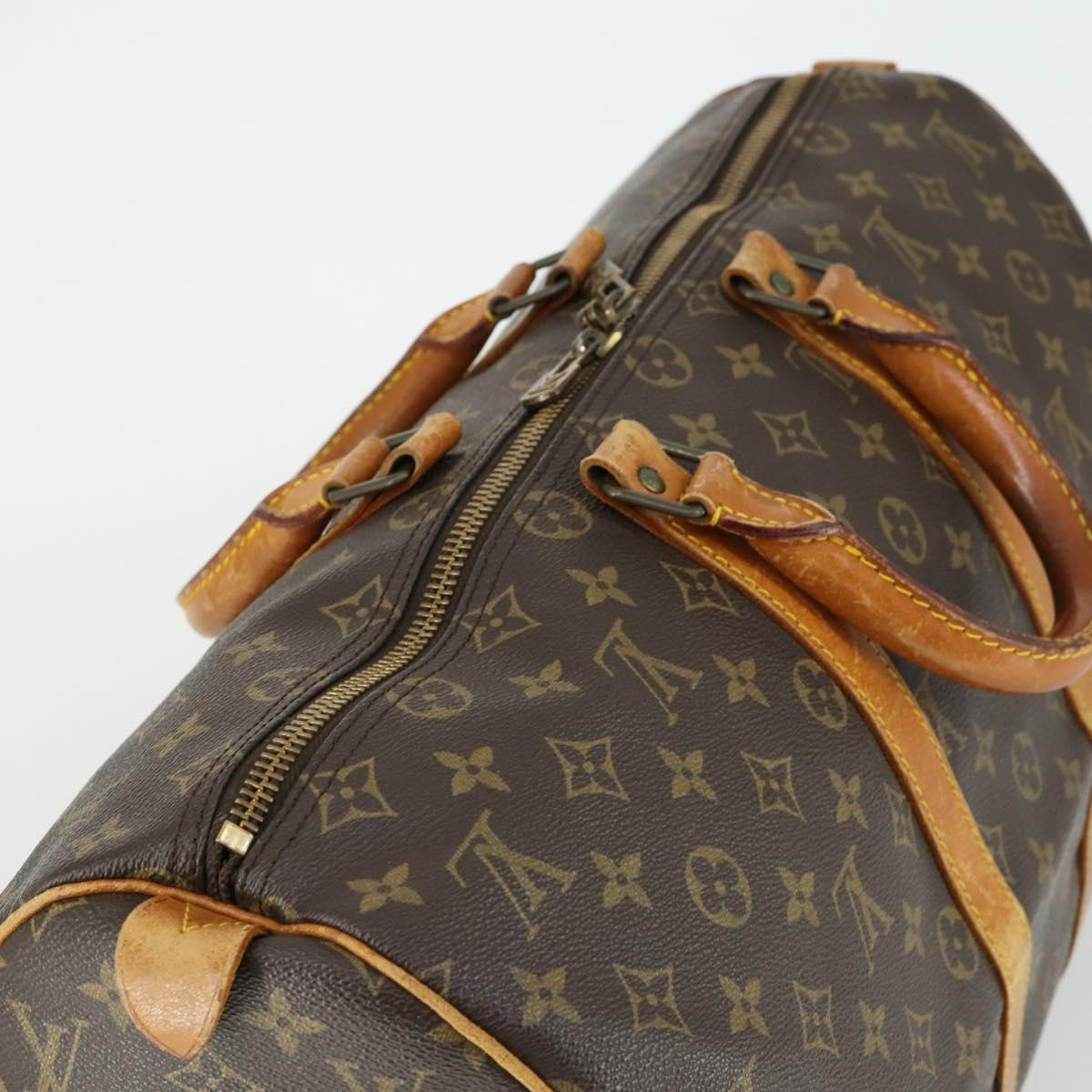 LOUIS VUITTON Monogram Keepall 45 Boston Bag M41428 LV Auth 162730