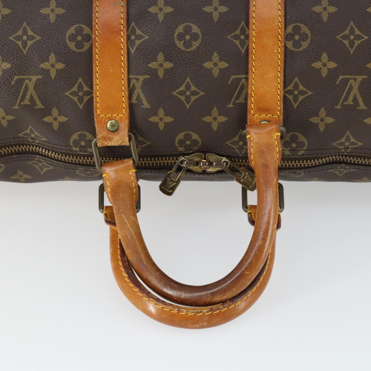 LOUIS VUITTON Monogram Keepall 45 Boston Bag M41428 LV Auth 162730