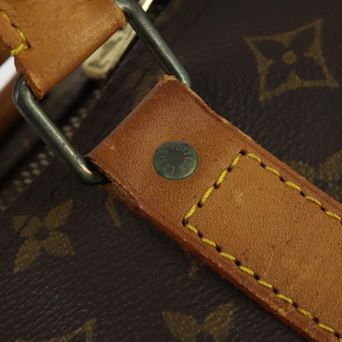 LOUIS VUITTON Monogram Keepall 60 Boston Bag M41422 LV Auth 162733