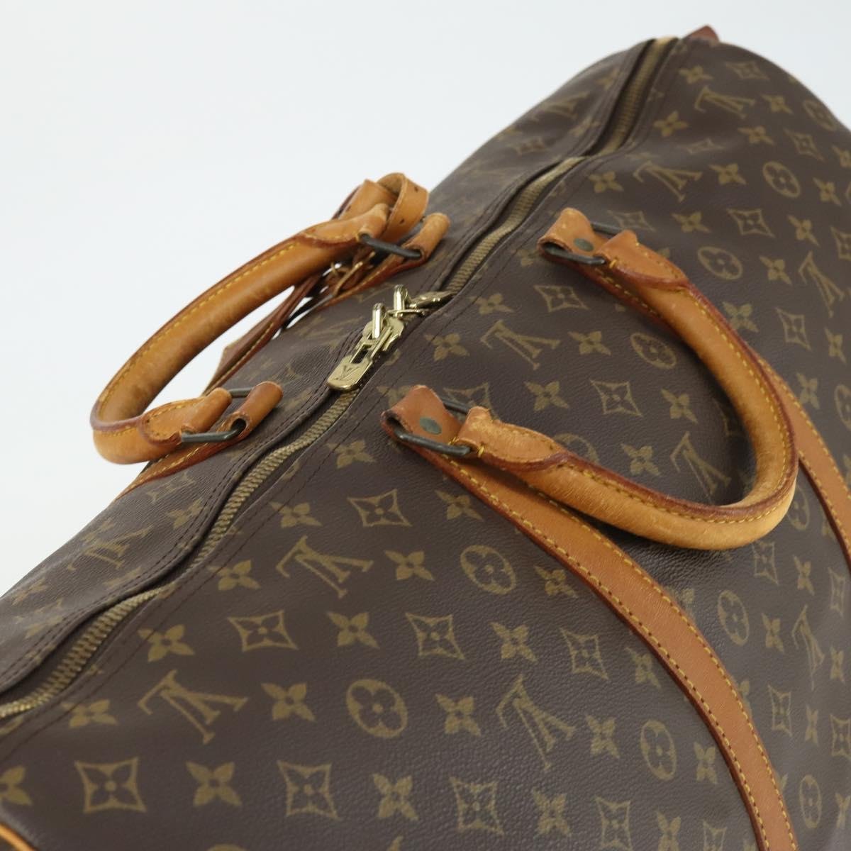 LOUIS VUITTON Monogram Keepall 60 Boston Bag M41422 LV Auth 162733