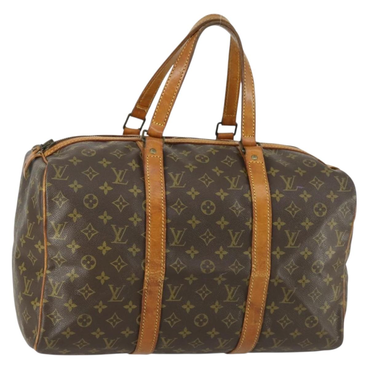 LOUIS VUITTON Monogram Sac Souple 45 Boston Bag M41624 LV Auth 162734