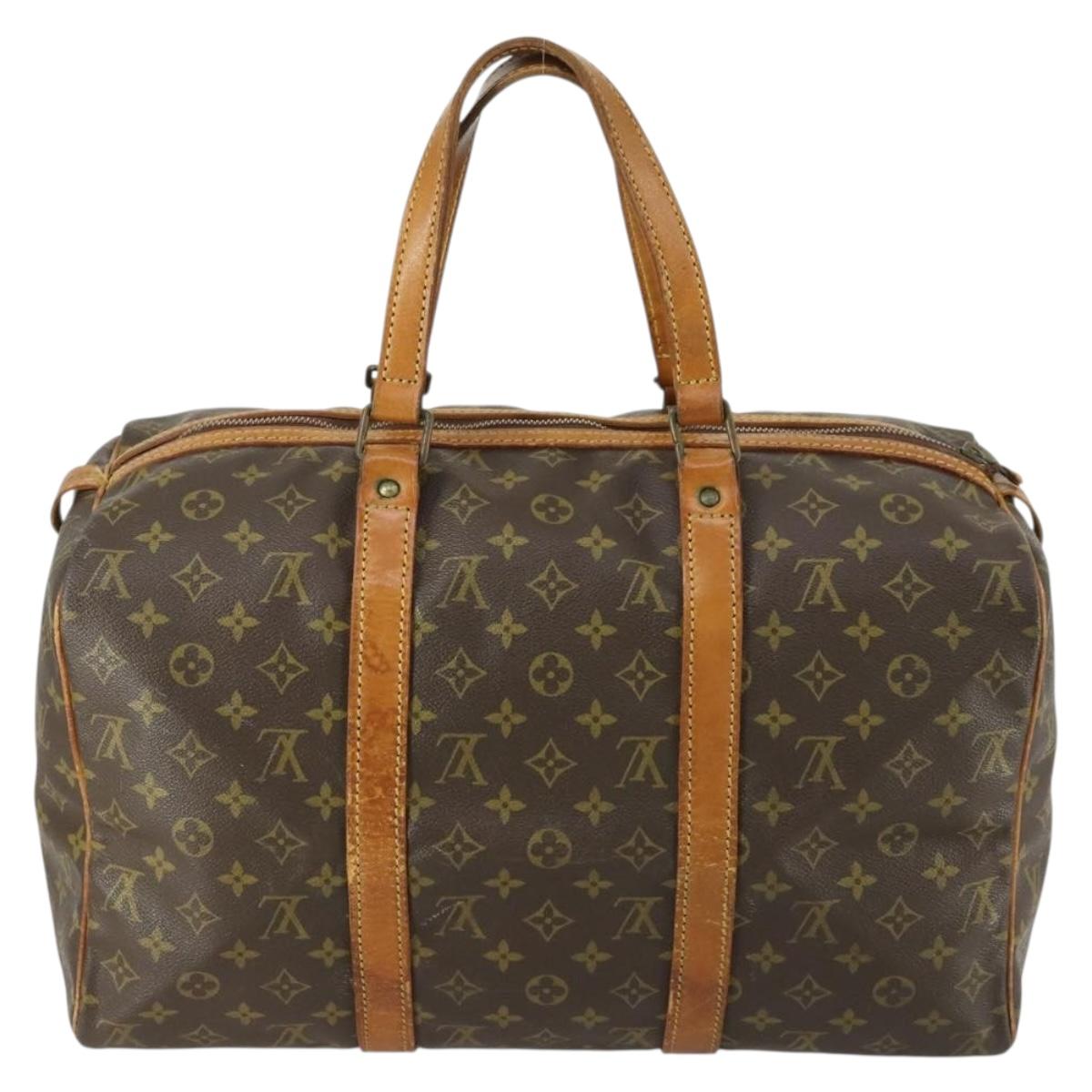LOUIS VUITTON Monogram Sac Souple 45 Boston Bag M41624 LV Auth 162734