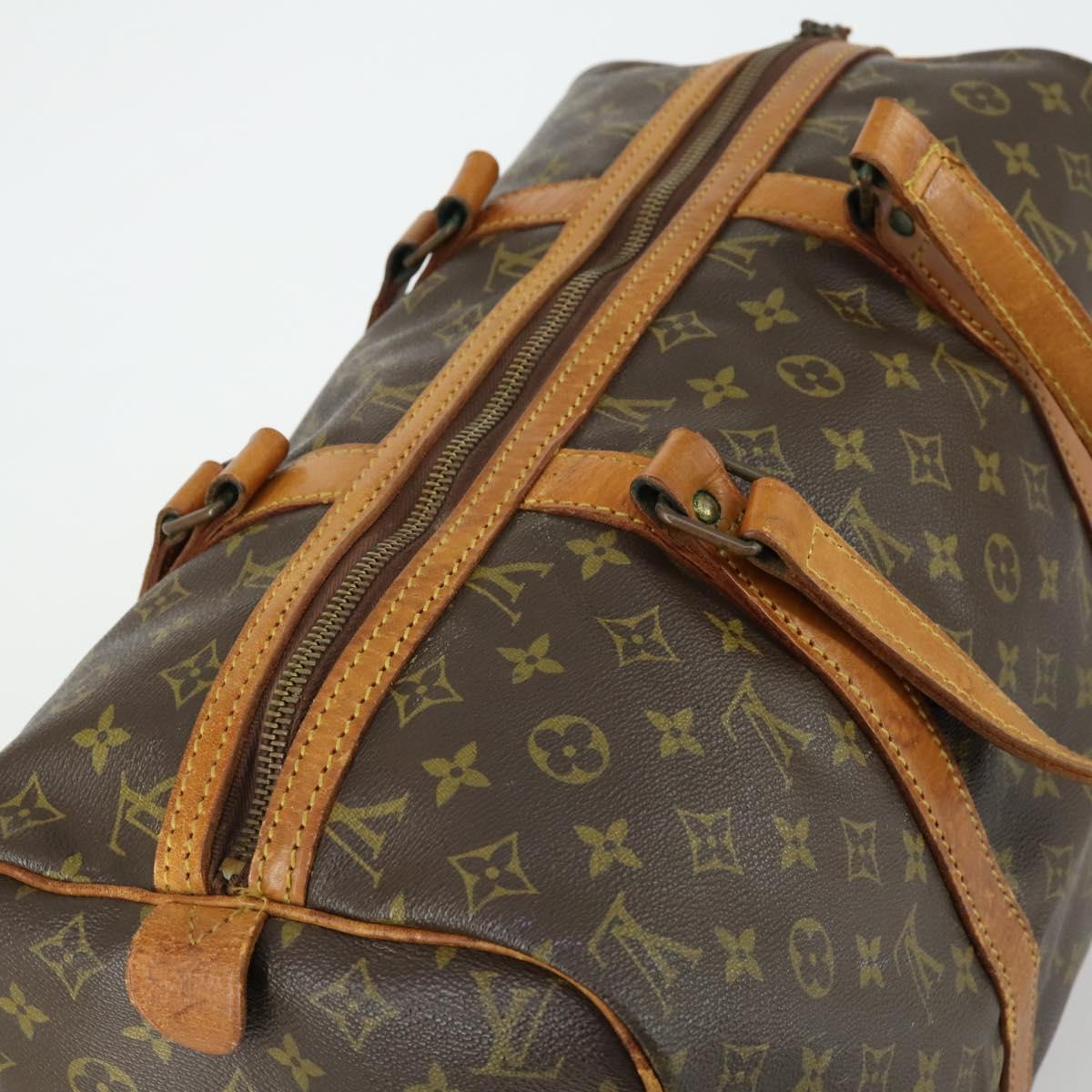 LOUIS VUITTON Monogram Sac Souple 45 Boston Bag M41624 LV Auth 162734