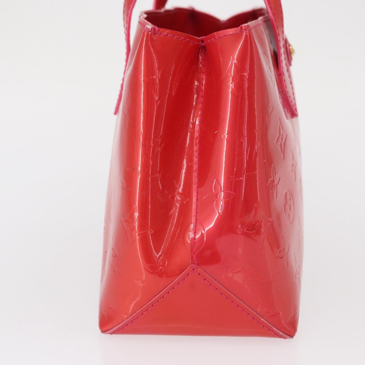 LOUIS VUITTON Vernis Wilshire Boulevard Bag Rose Pop M93643 LV Auth 162738