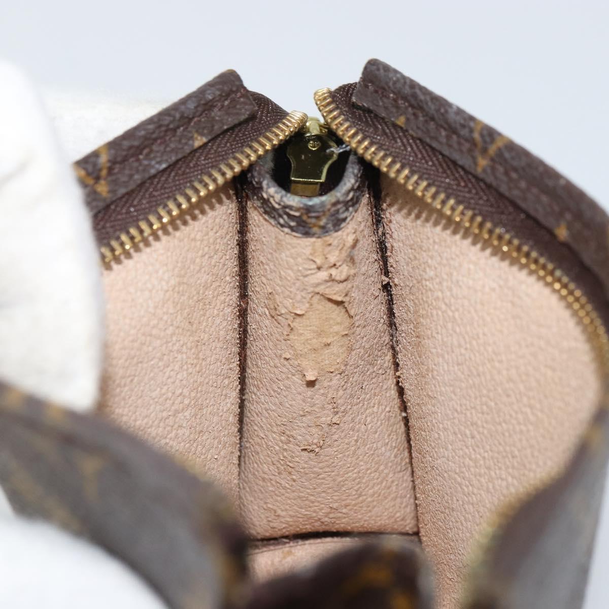 LOUIS VUITTON Monogram Poche Toilette 15 Pouch M47546 LV Auth 162741