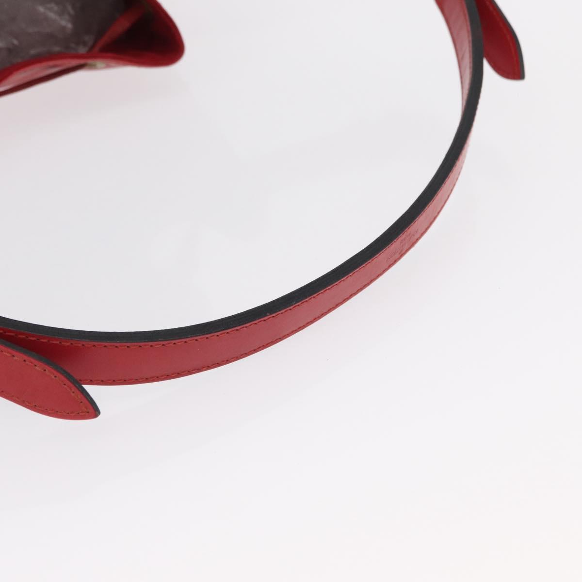 LOUIS VUITTON Epi Petit Noe Shoulder Bag Red M44107 LV Auth 162743