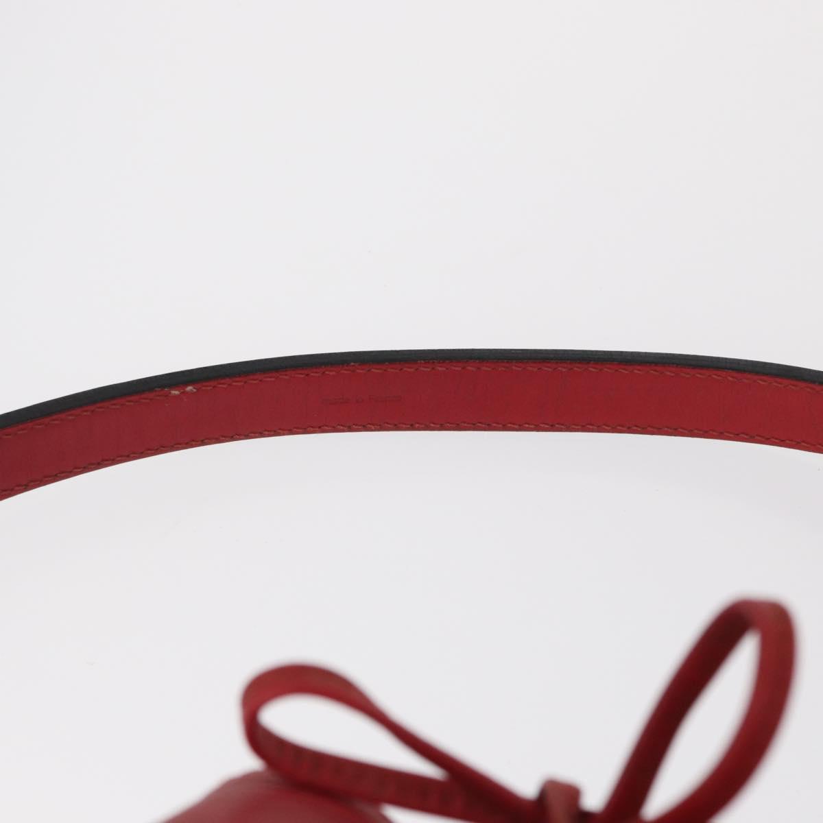 LOUIS VUITTON Epi Petit Noe Shoulder Bag Red M44107 LV Auth 162743
