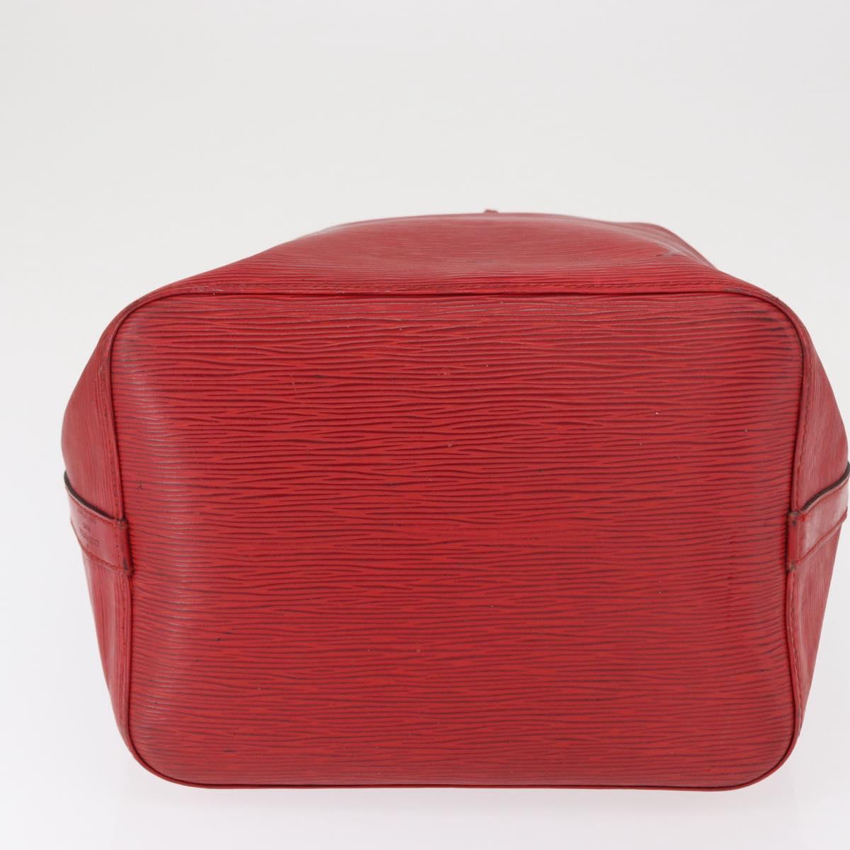 LOUIS VUITTON Epi Petit Noe Shoulder Bag Red M44107 LV Auth 162743