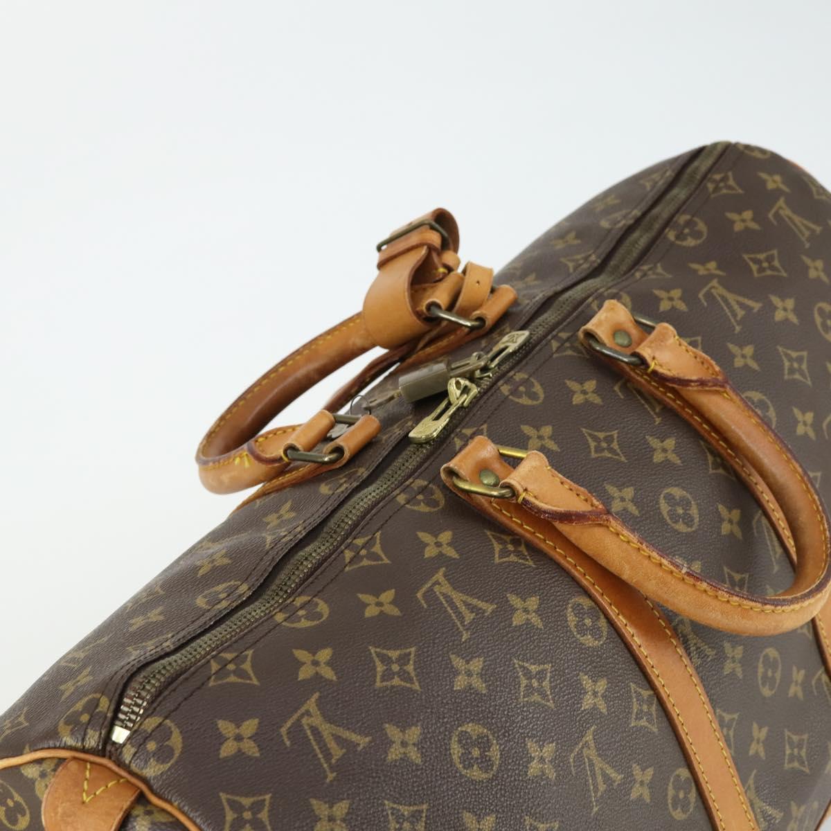 LOUIS VUITTON Monogram Keepall 50 Boston Bag M41426 LV Auth 162749