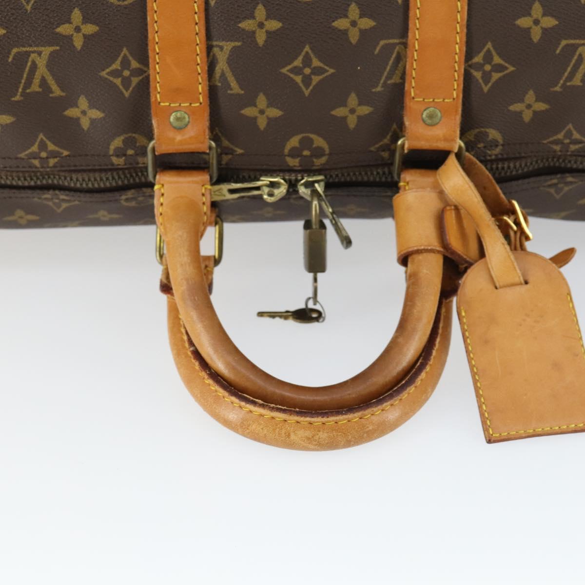 LOUIS VUITTON Monogram Keepall 50 Boston Bag M41426 LV Auth 162749