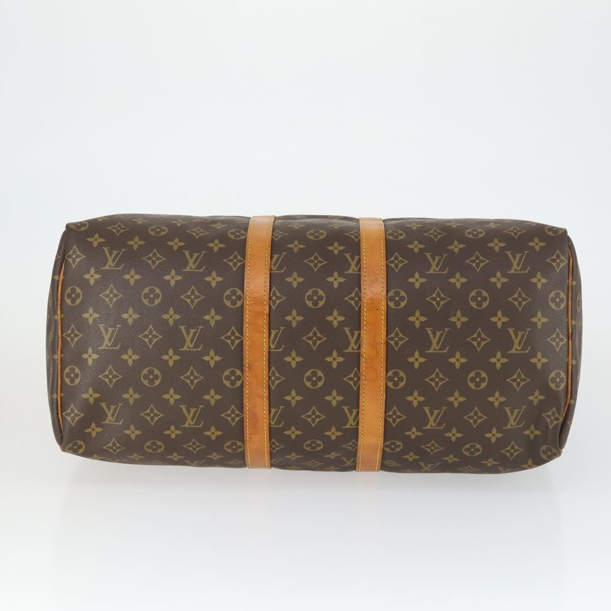 LOUIS VUITTON Monogram Keepall 50 Boston Bag M41426 LV Auth 162749