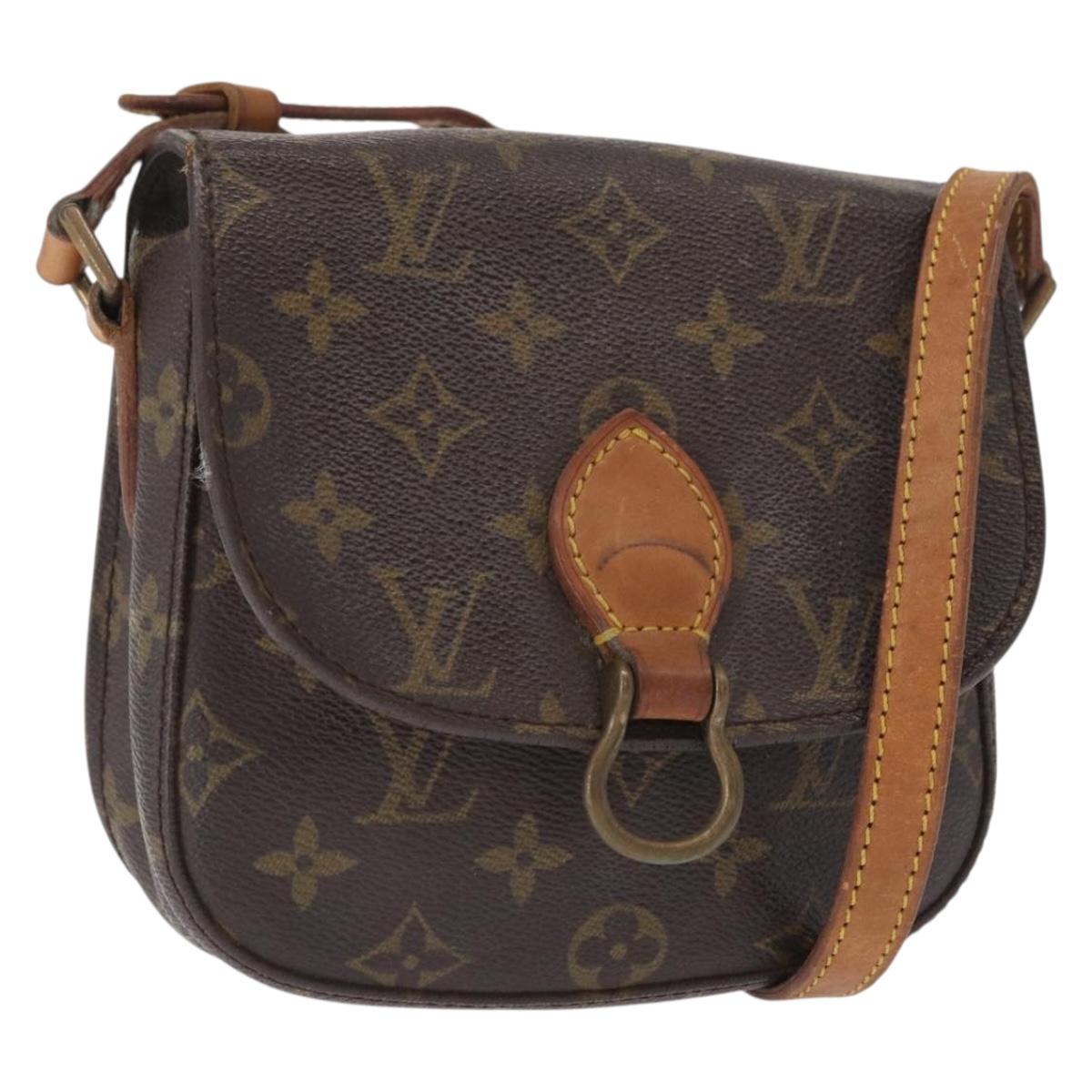 LOUIS VUITTON Monogram Saint Cloud PM Shoulder Bag M51244 LV Auth 162750