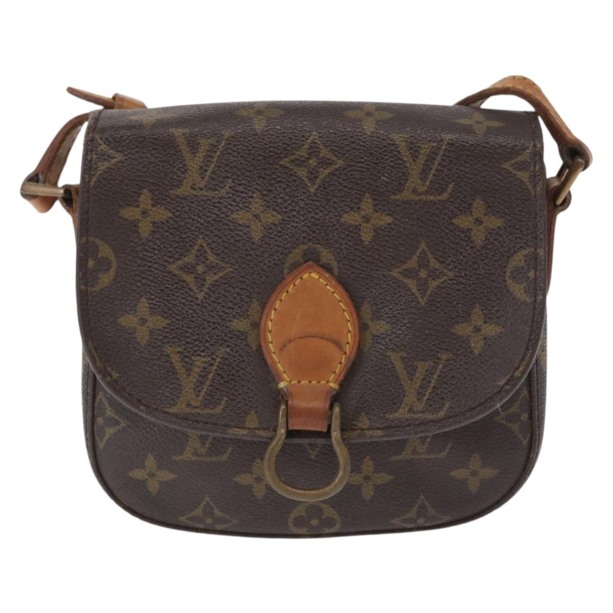 LOUIS VUITTON Monogram Saint Cloud PM Shoulder Bag M51244 LV Auth 162750