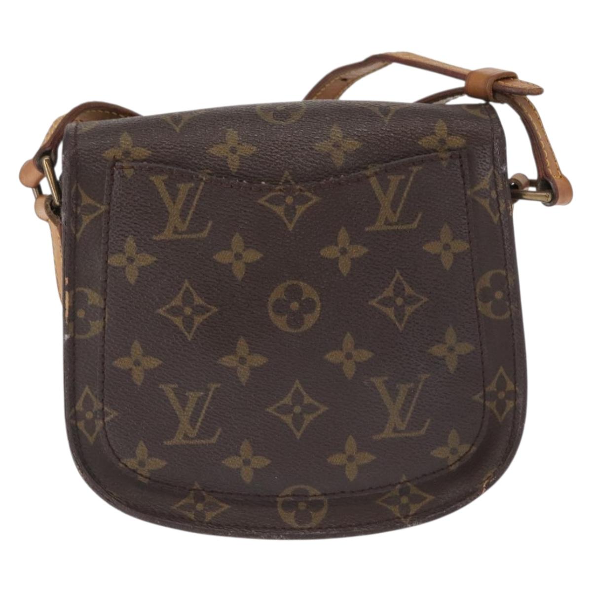 LOUIS VUITTON Monogram Saint Cloud PM Shoulder Bag M51244 LV Auth 162750
