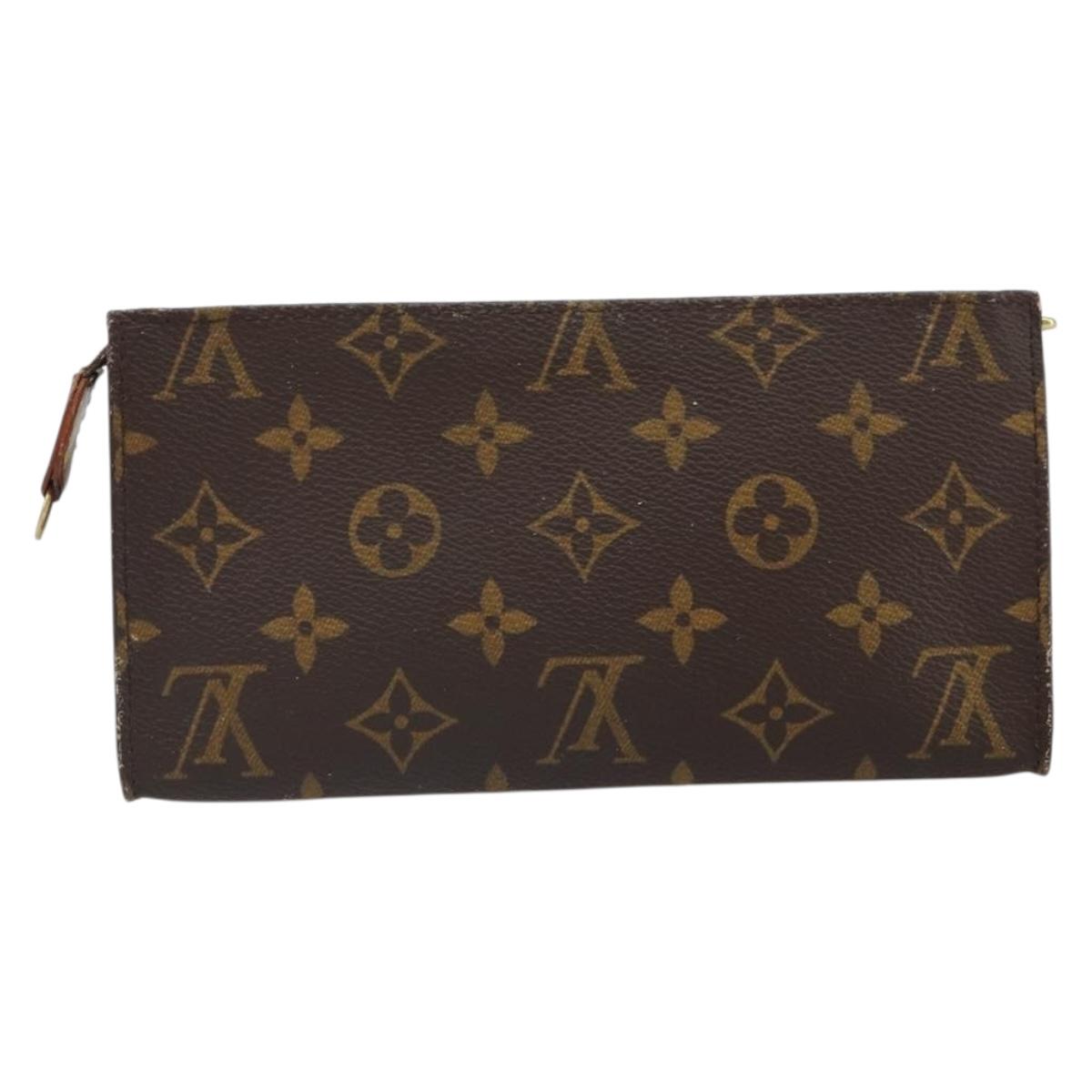 LOUIS VUITTON Monogram Bucket GM Accessory Pouch LV Auth 162752