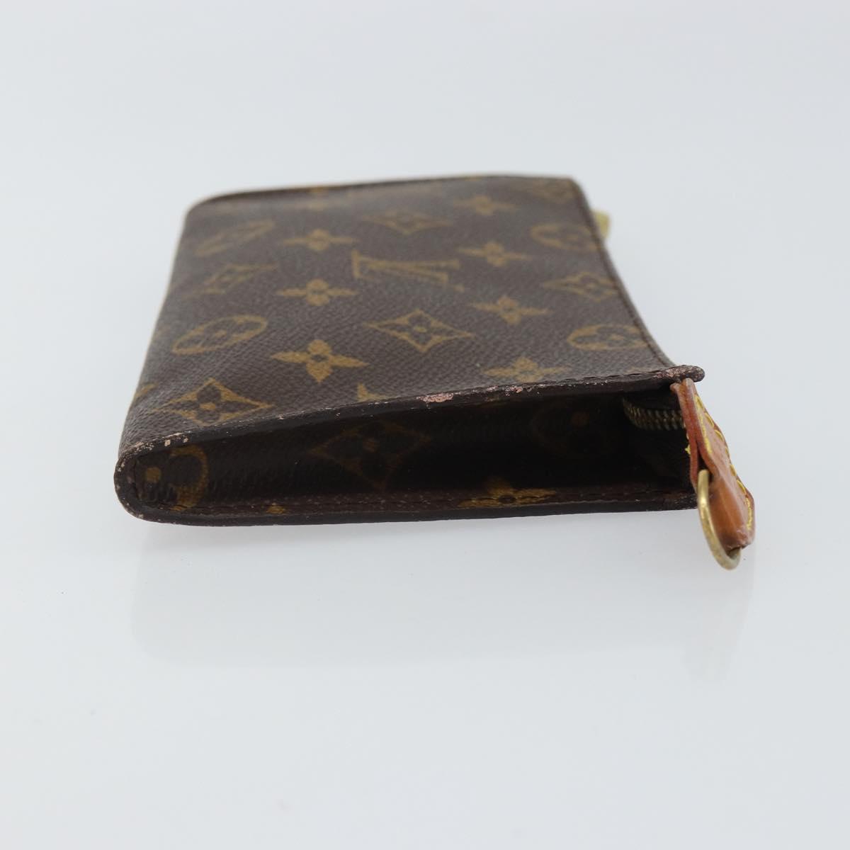LOUIS VUITTON Monogram Bucket GM Accessory Pouch LV Auth 162752