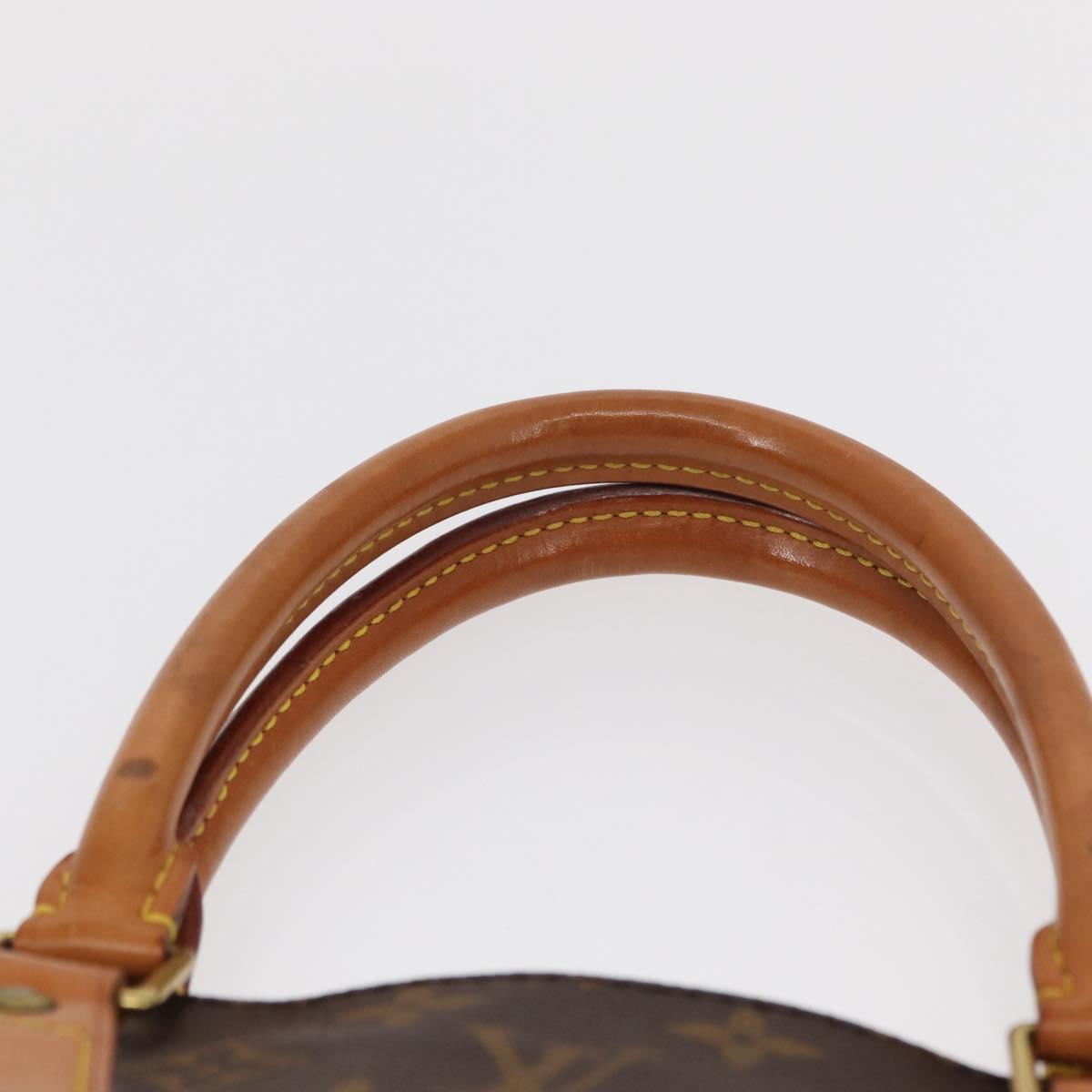 LOUIS VUITTON Monogram Sac Plat Hand Bag M51140 LV Auth 162756