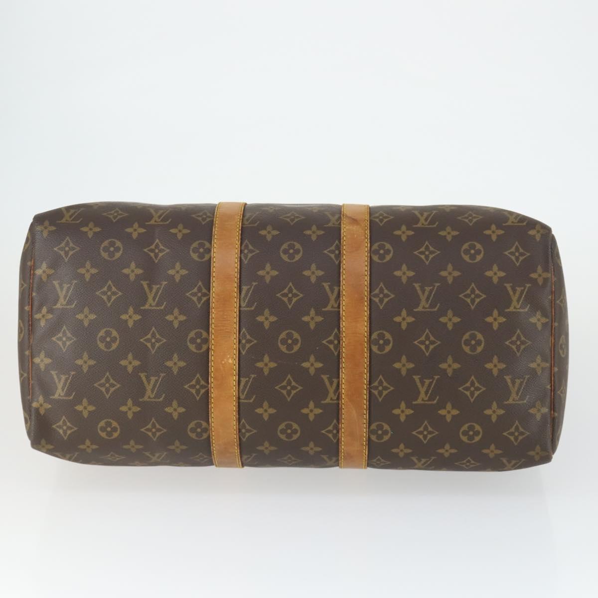 LOUIS VUITTON Monogram Keepall 45 Boston Bag M41428 LV Auth 162757