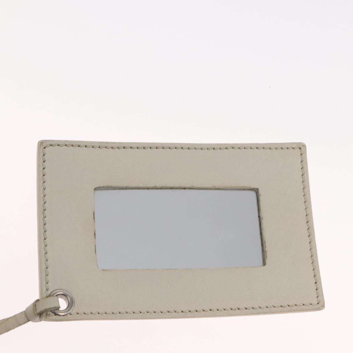 BALENCIAGA Giant City Bag Leather Nylon 2way White Silver 173084 Auth 162774