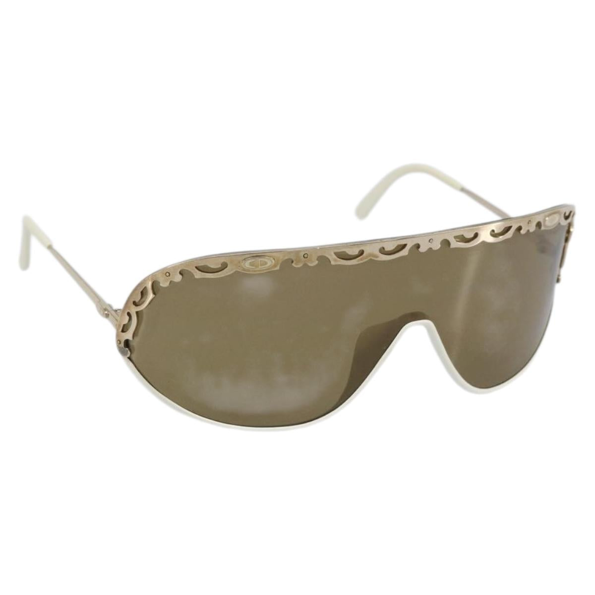 Christian Dior Sunglasses plastic Brown Auth 162782