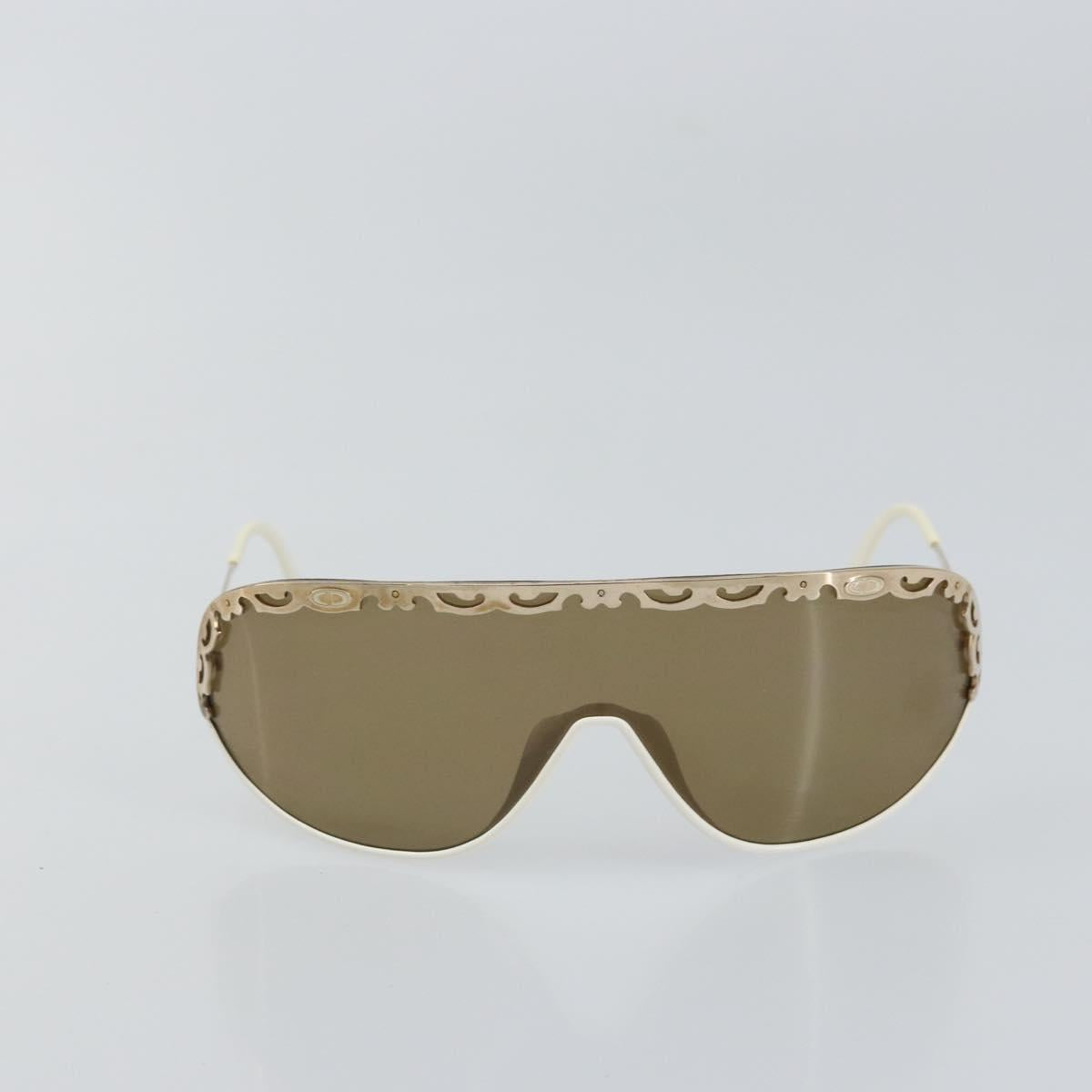 Christian Dior Sunglasses plastic Brown Auth 162782