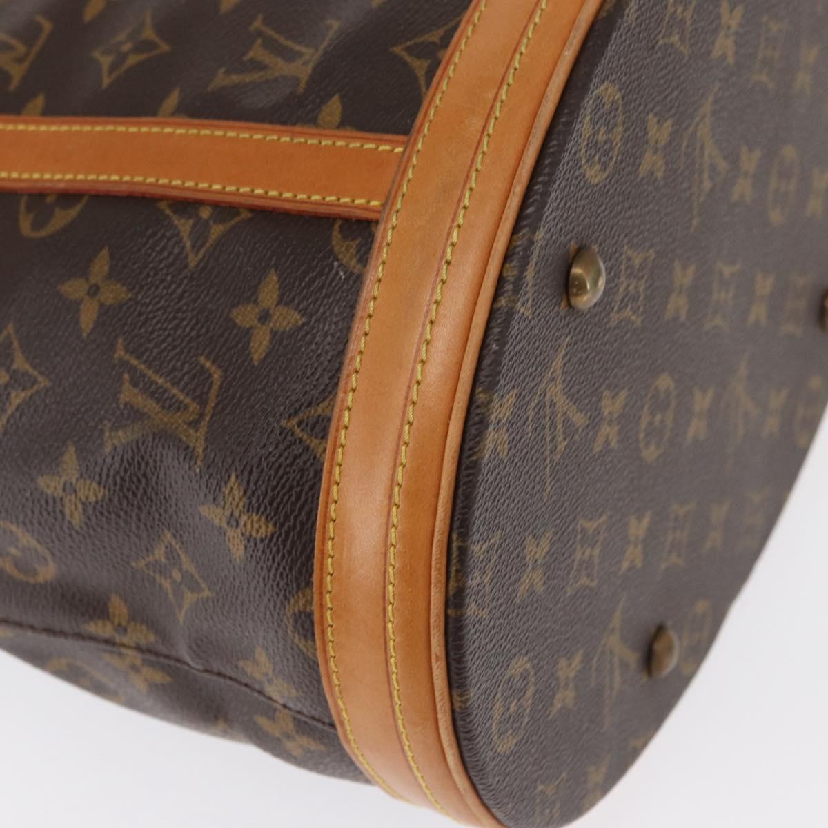LOUIS VUITTON Monogram Bucket GM Shoulder Bag M42236 LV Auth 162785