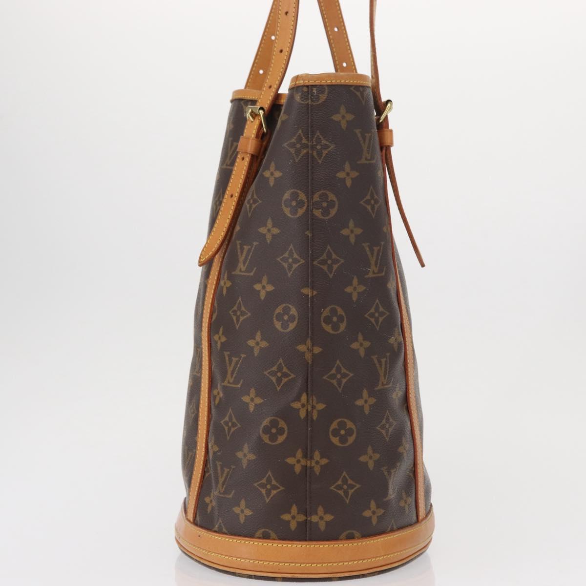 LOUIS VUITTON Monogram Bucket GM Shoulder Bag M42236 LV Auth 162785