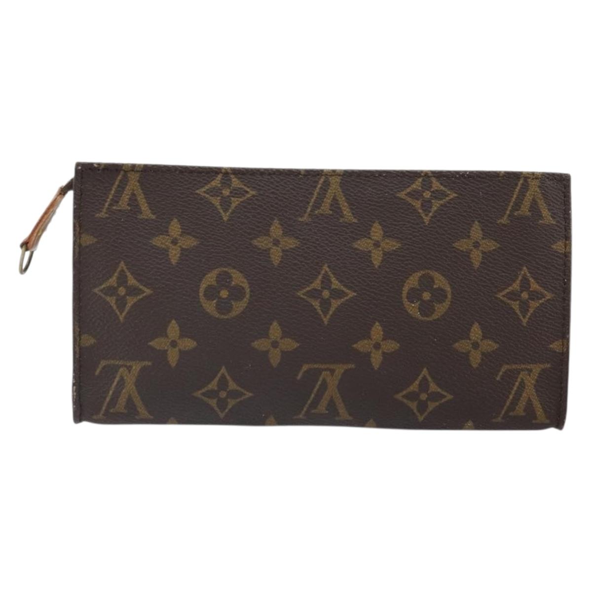 LOUIS VUITTON Monogram Bucket GM Accessory Pouch LV Auth 162786