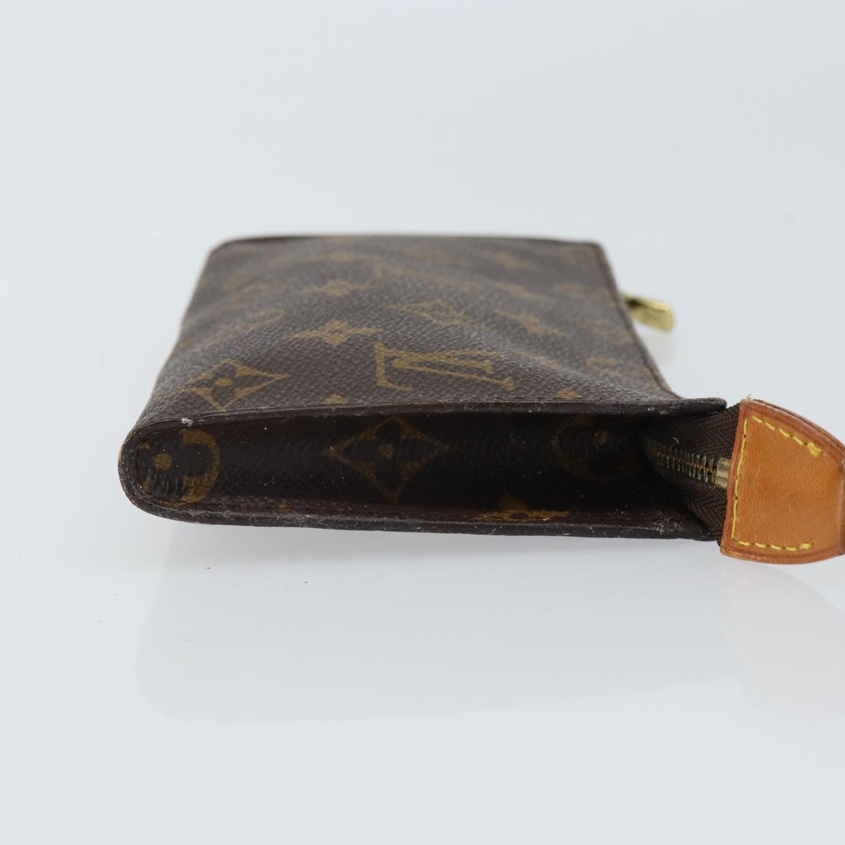 LOUIS VUITTON Monogram Bucket GM Accessory Pouch LV Auth 162786