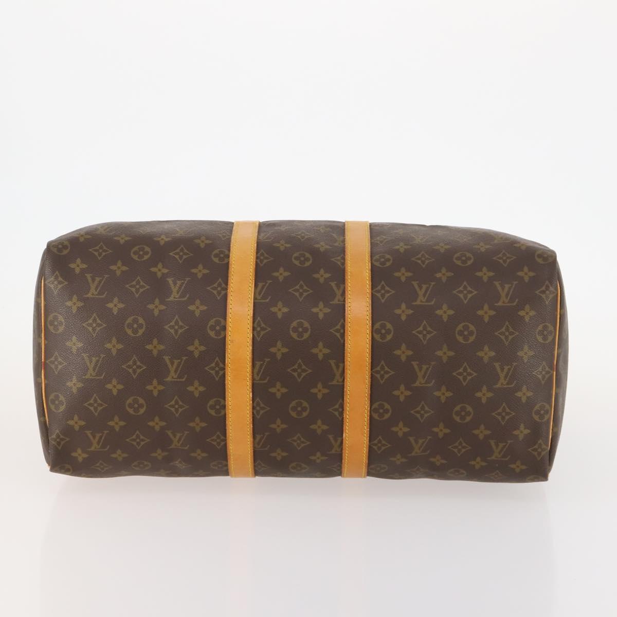 LOUIS VUITTON Monogram Keepall 50 Boston Bag M41426 LV Auth 162788