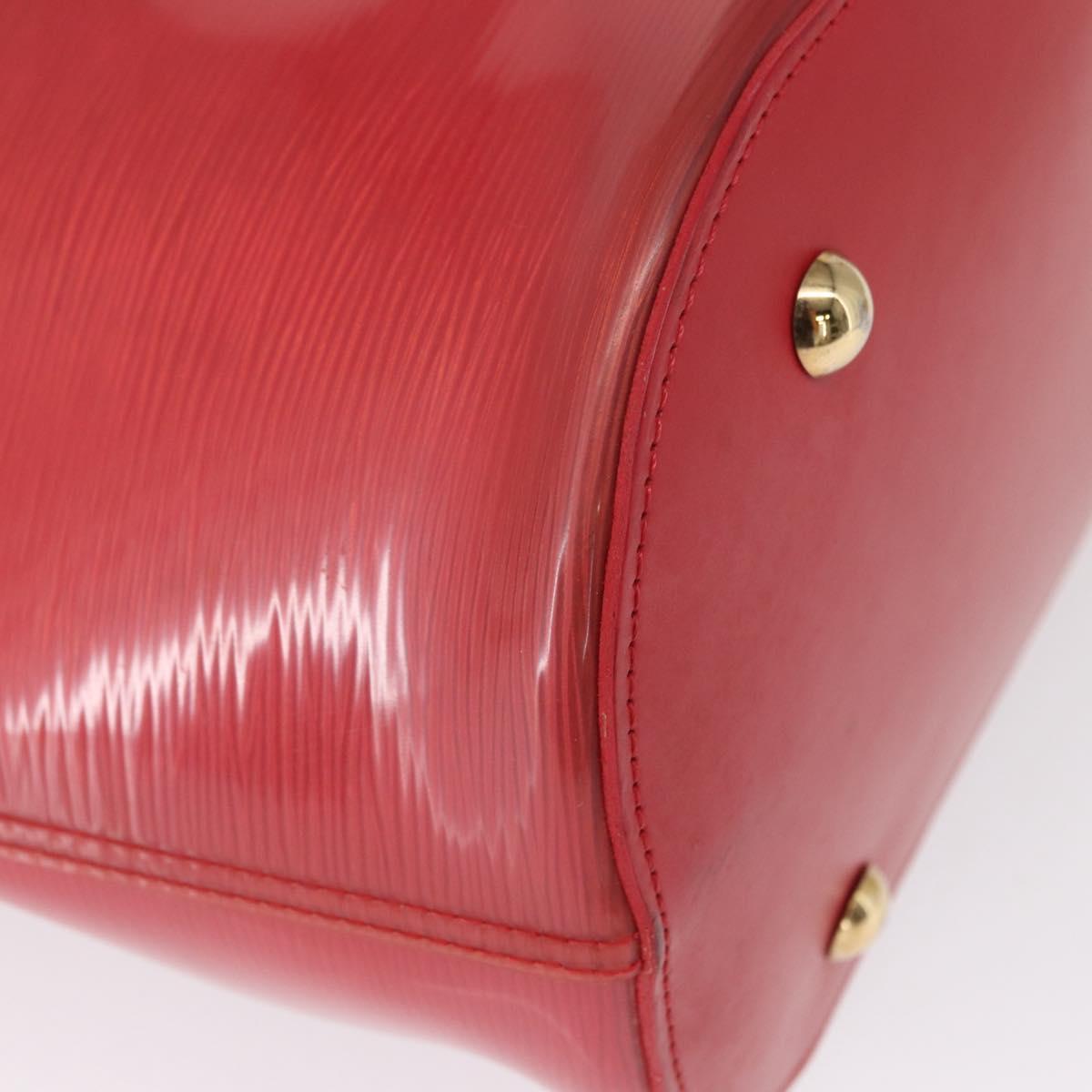 LOUIS VUITTON Epi Plage Lagoon Bay Tote Bag Red M92150 LV Auth 162793