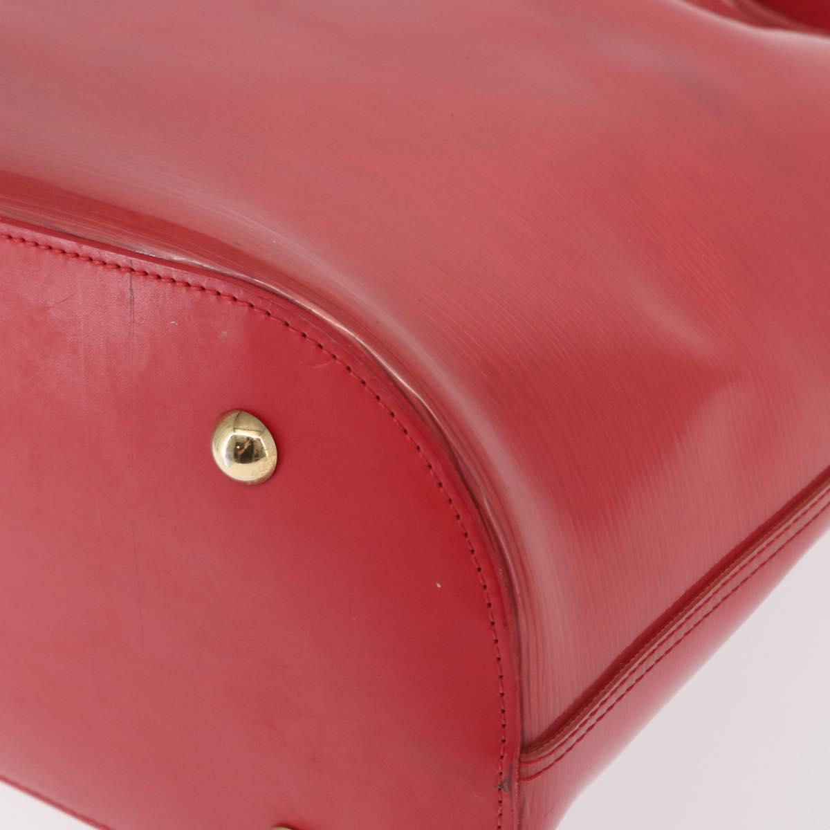 LOUIS VUITTON Epi Plage Lagoon Bay Tote Bag Red M92150 LV Auth 162793