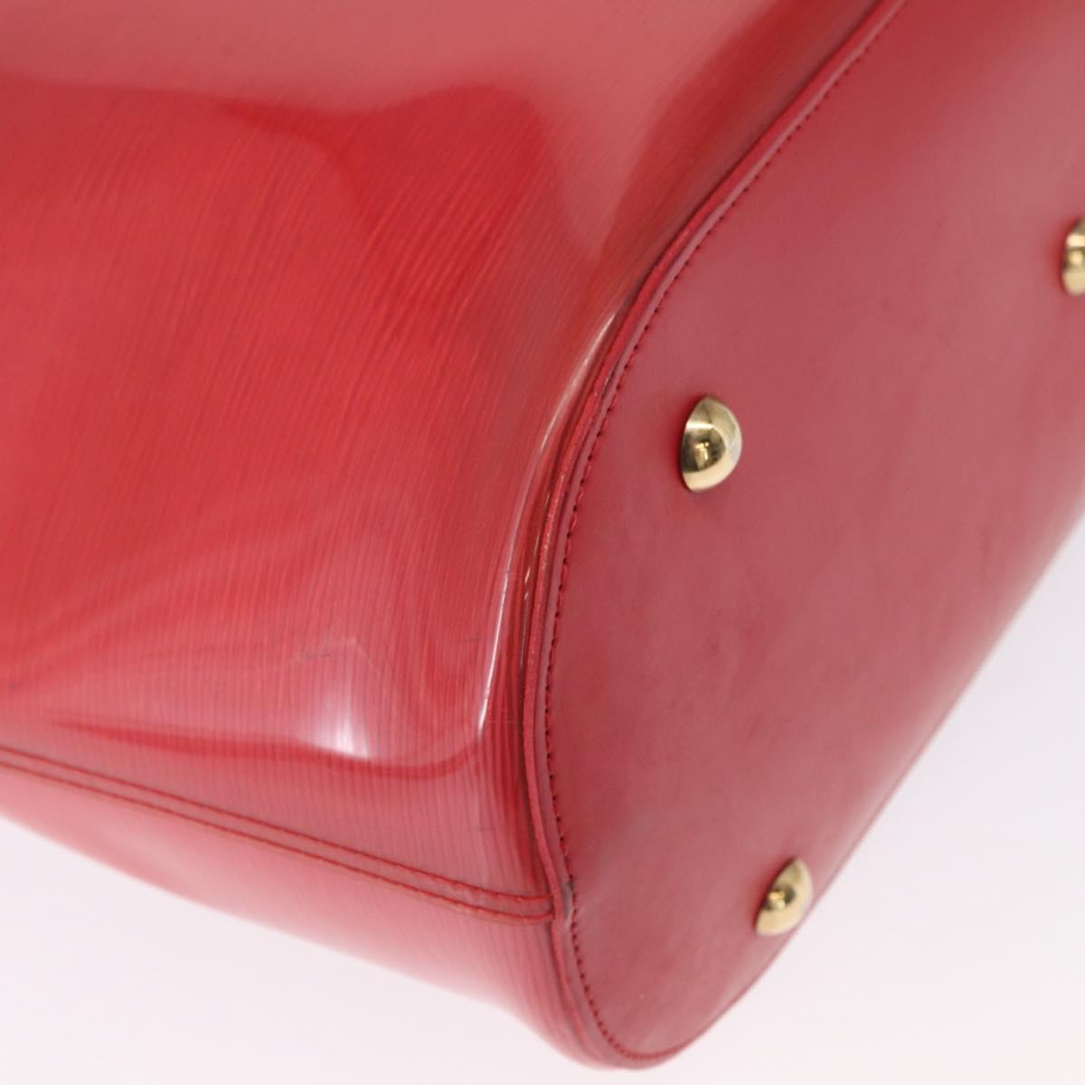 LOUIS VUITTON Epi Plage Lagoon Bay Tote Bag Red M92150 LV Auth 162793