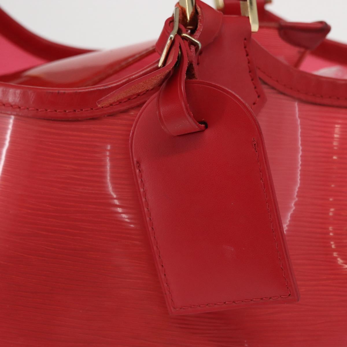 LOUIS VUITTON Epi Plage Lagoon Bay Tote Bag Red M92150 LV Auth 162793