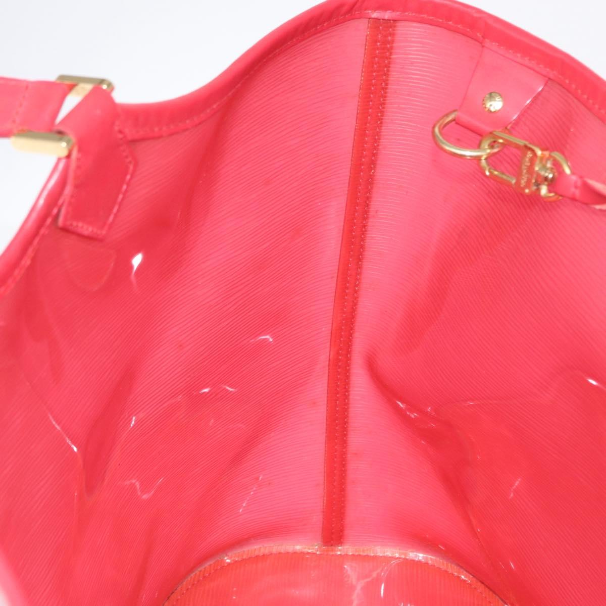 LOUIS VUITTON Epi Plage Lagoon Bay Tote Bag Red M92150 LV Auth 162793