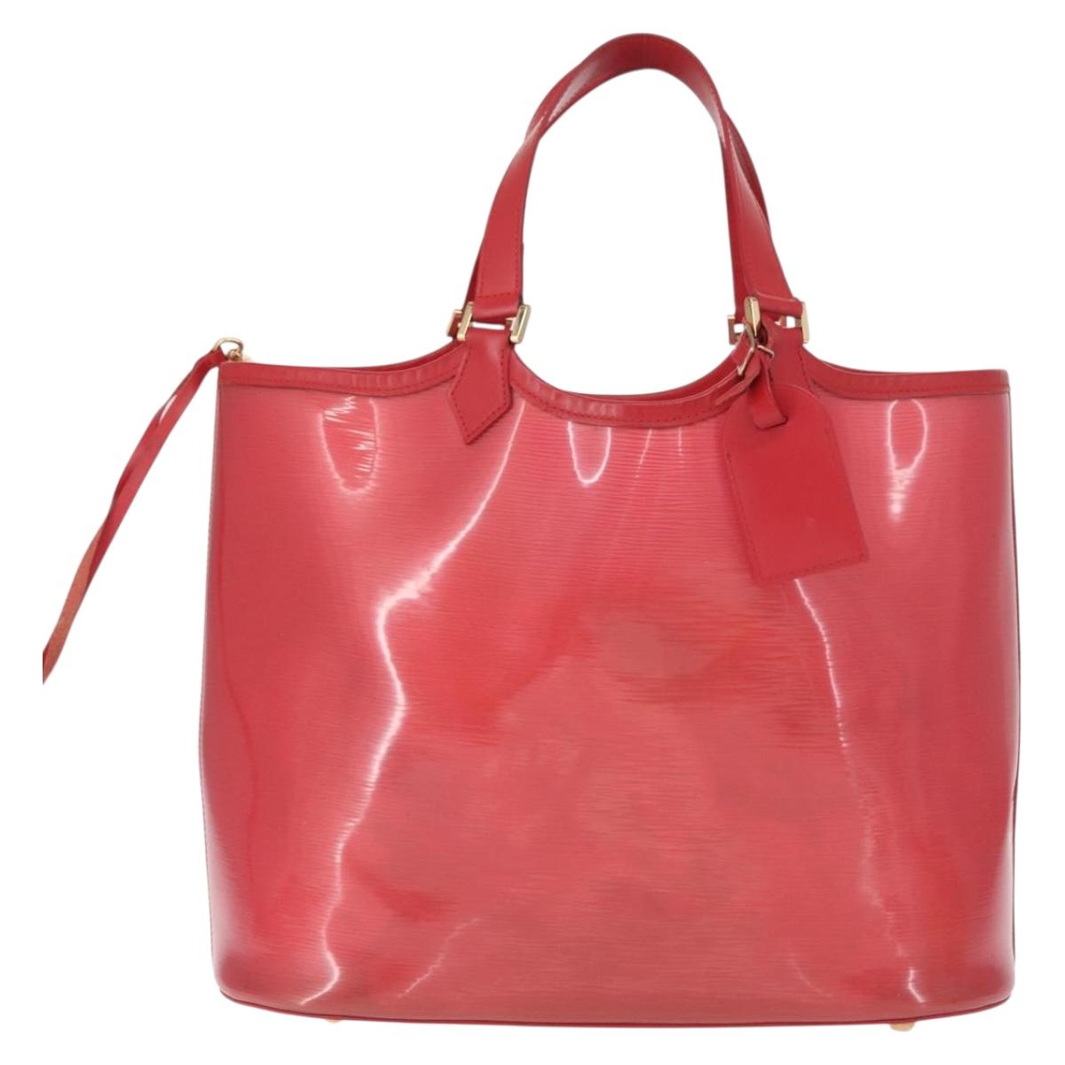 LOUIS VUITTON Epi Plage Lagoon Bay Tote Bag Red M92150 LV Auth 162793