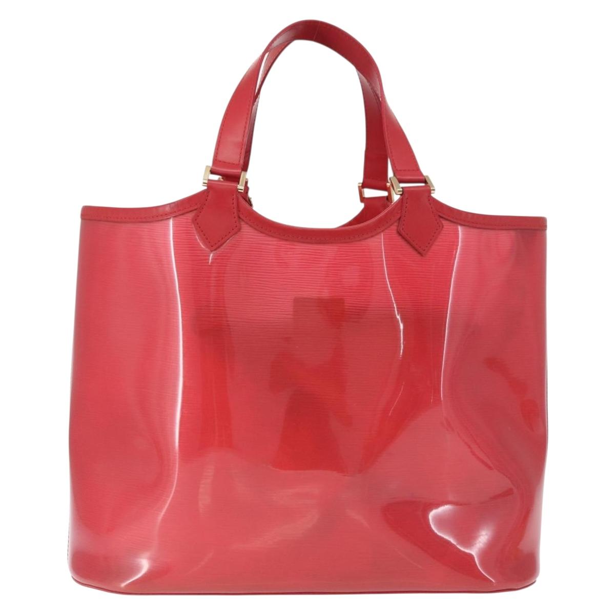 LOUIS VUITTON Epi Plage Lagoon Bay Tote Bag Red M92150 LV Auth 162793