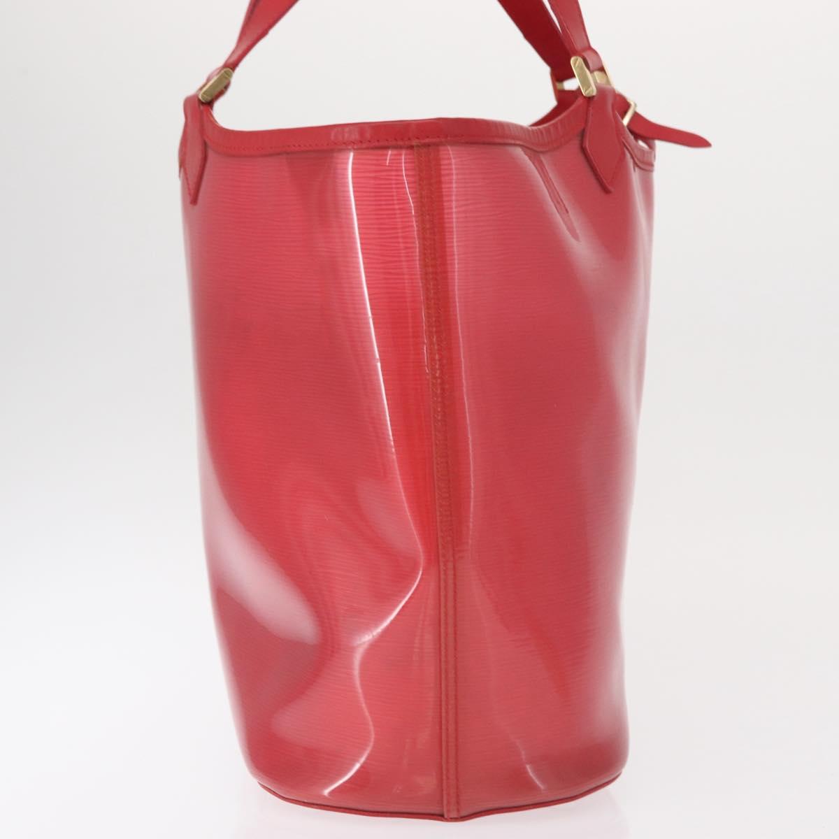 LOUIS VUITTON Epi Plage Lagoon Bay Tote Bag Red M92150 LV Auth 162793