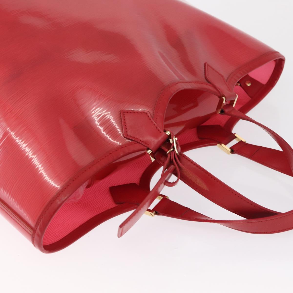 LOUIS VUITTON Epi Plage Lagoon Bay Tote Bag Red M92150 LV Auth 162793