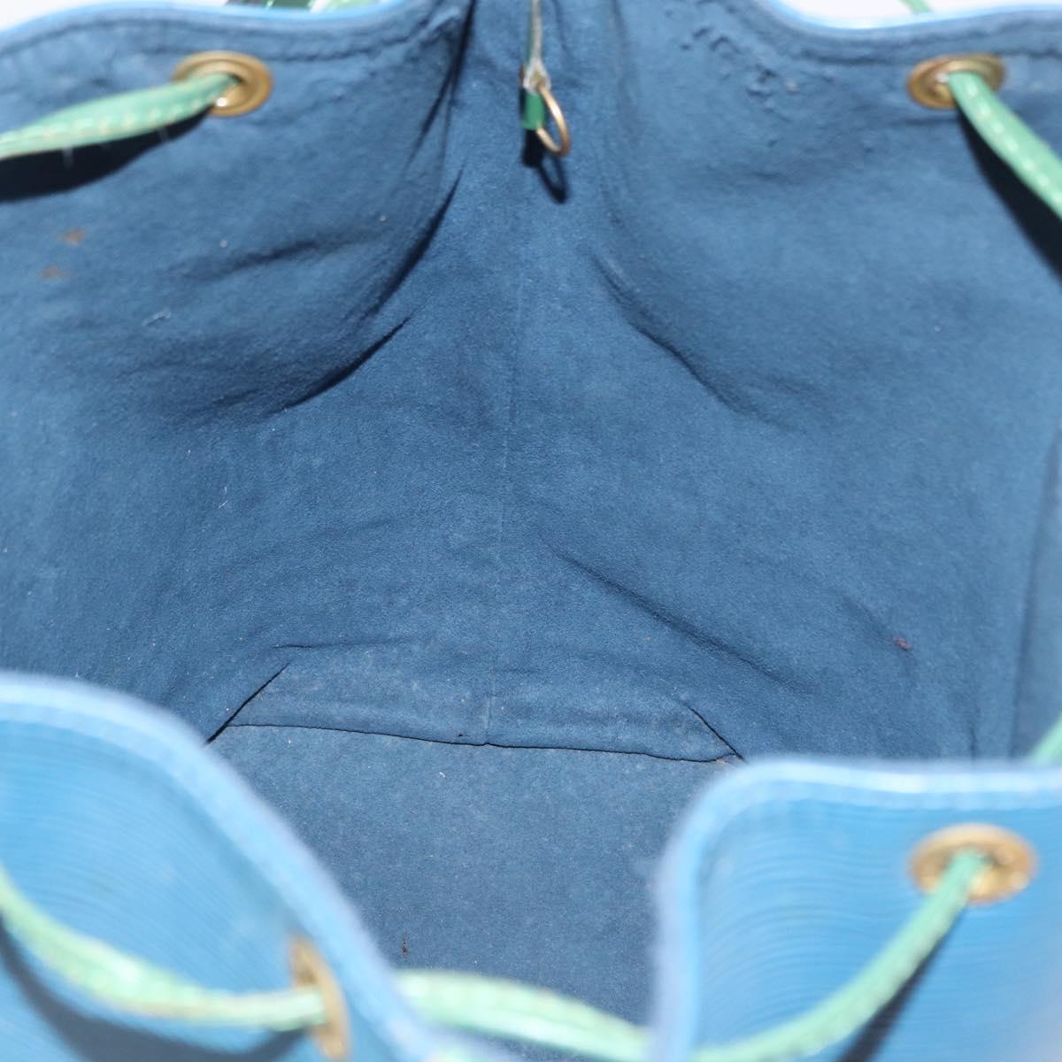 LOUIS VUITTON Epi Noe Shoulder Bag Bicolor Green Blue M44044 LV Auth 162796