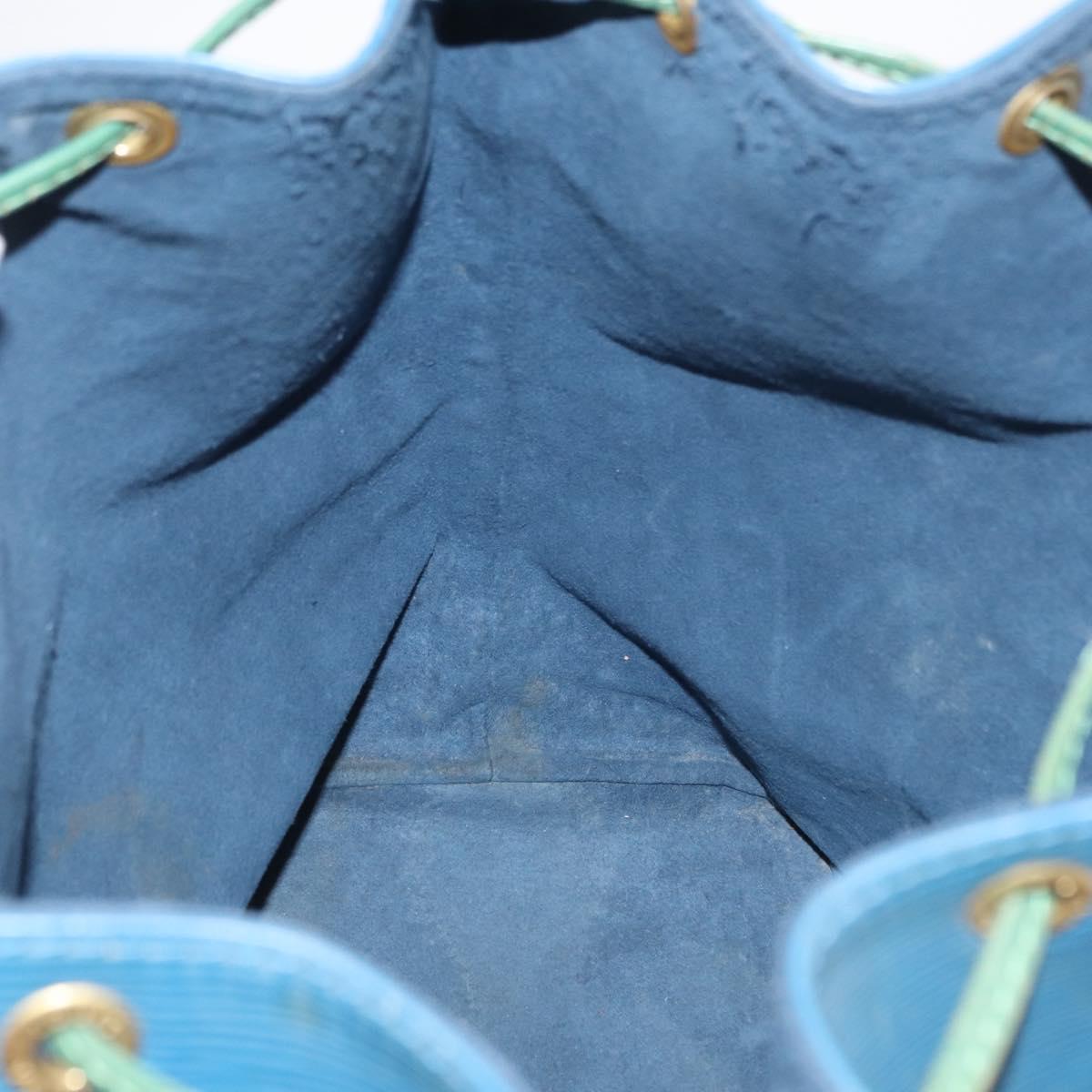 LOUIS VUITTON Epi Noe Shoulder Bag Bicolor Green Blue M44044 LV Auth 162796