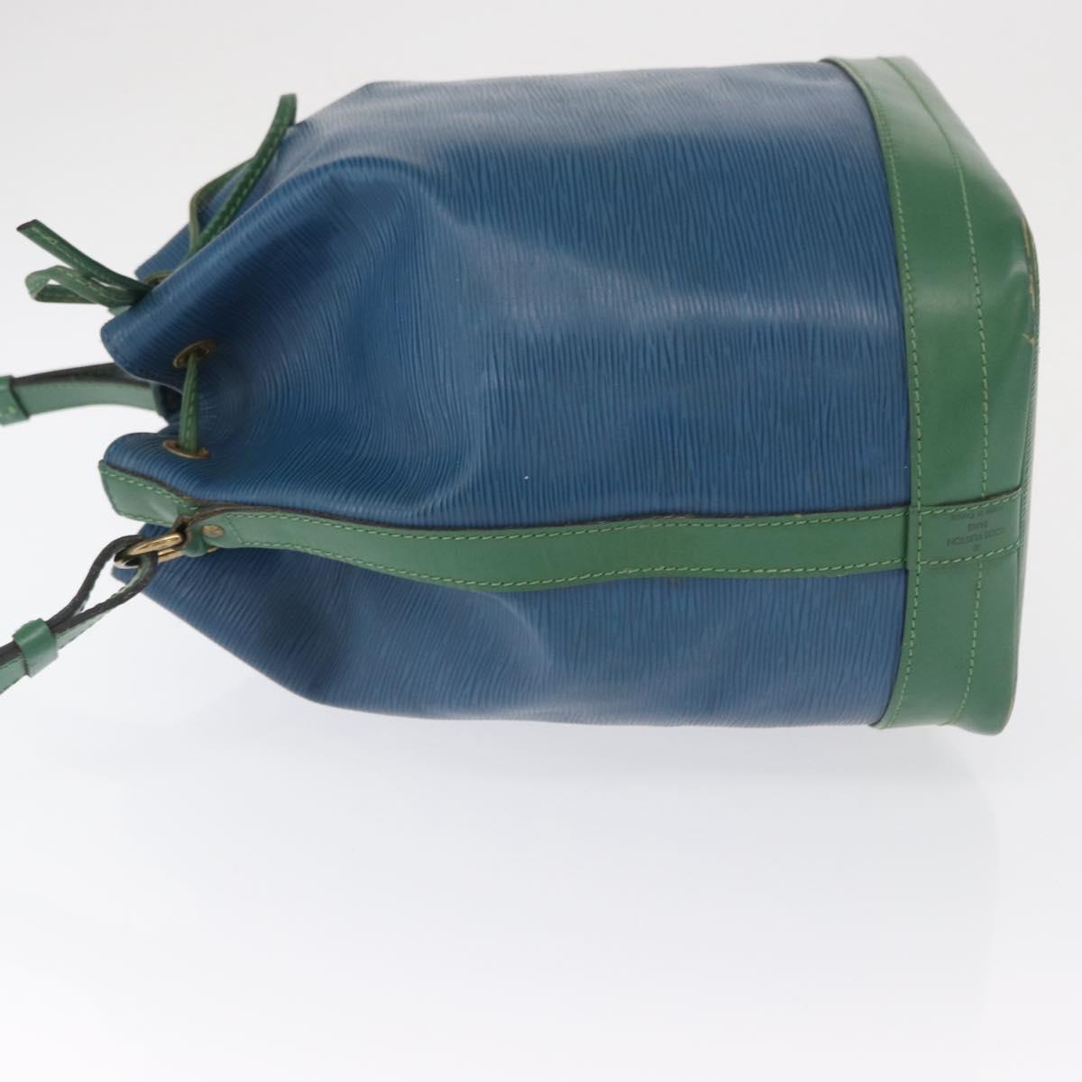 LOUIS VUITTON Epi Noe Shoulder Bag Bicolor Green Blue M44044 LV Auth 162796