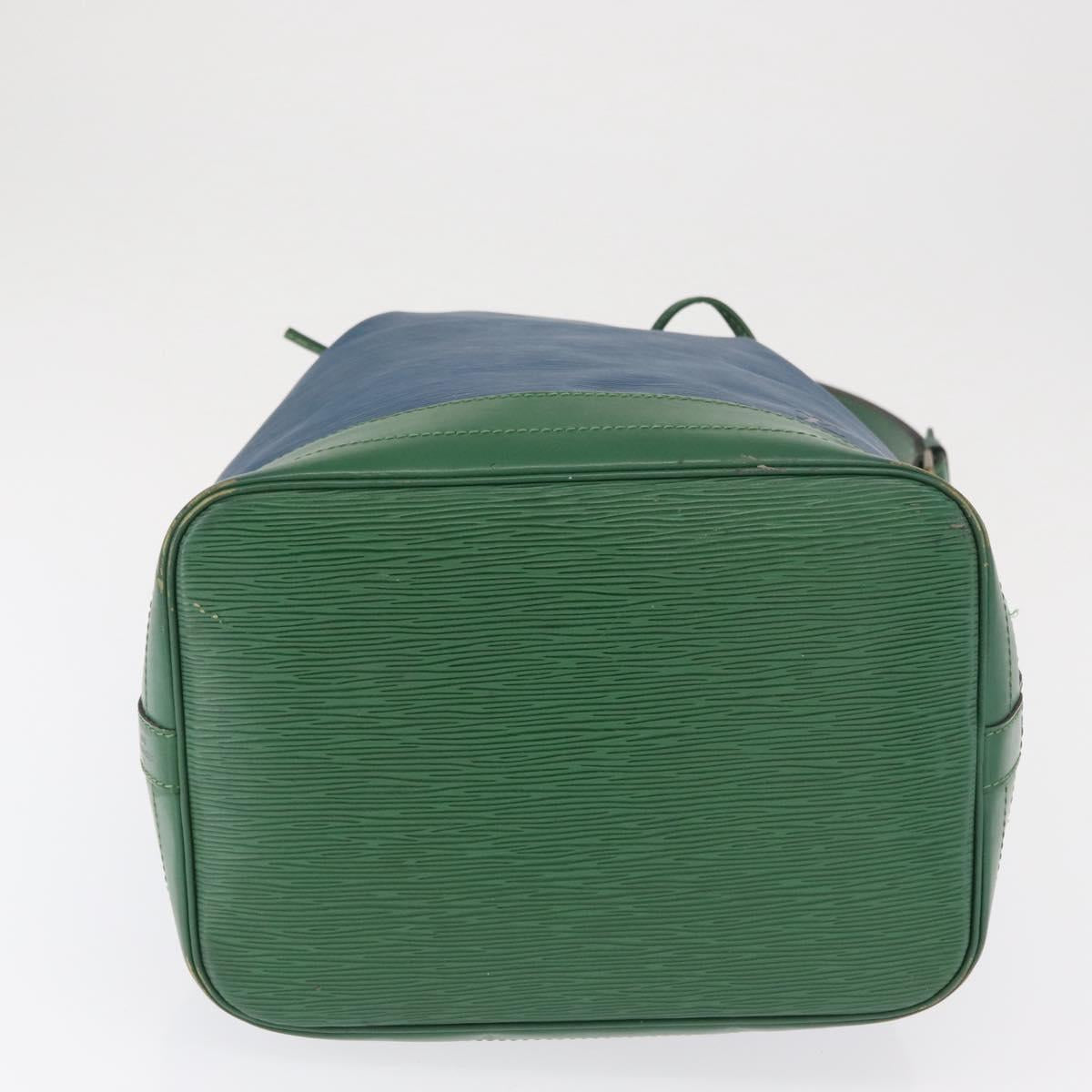 LOUIS VUITTON Epi Noe Shoulder Bag Bicolor Green Blue M44044 LV Auth 162796