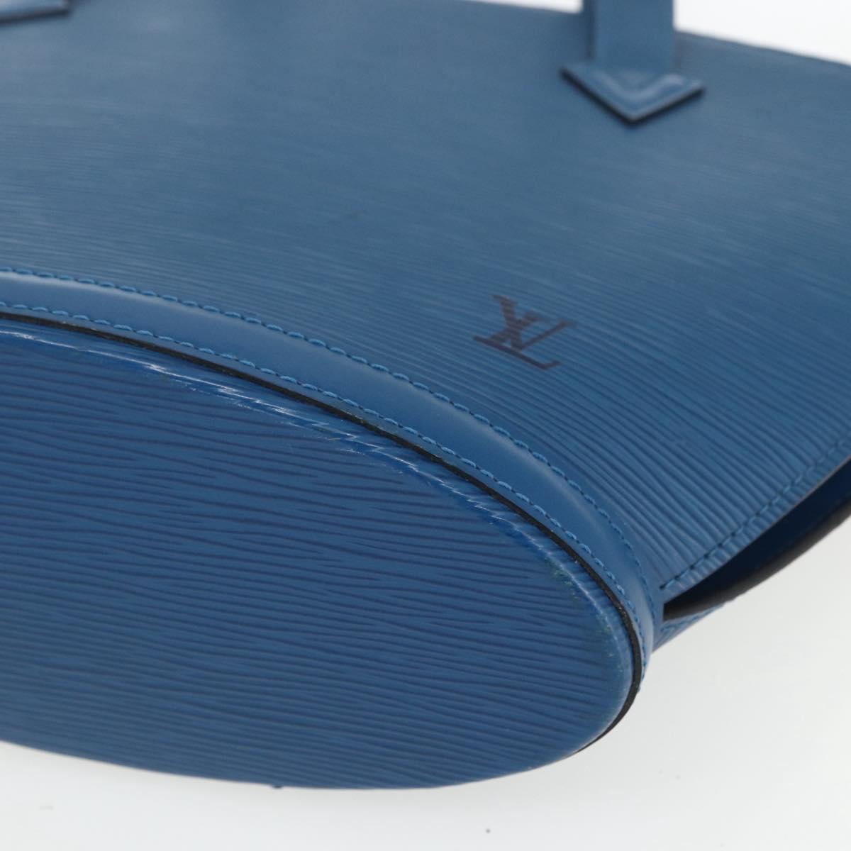 LOUIS VUITTON Epi Saint Jacques Shopping Shoulder Bag Blue M52275 LV Auth 162797