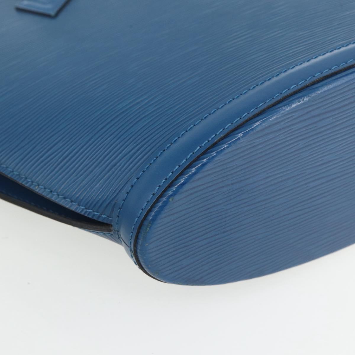 LOUIS VUITTON Epi Saint Jacques Shopping Shoulder Bag Blue M52275 LV Auth 162797