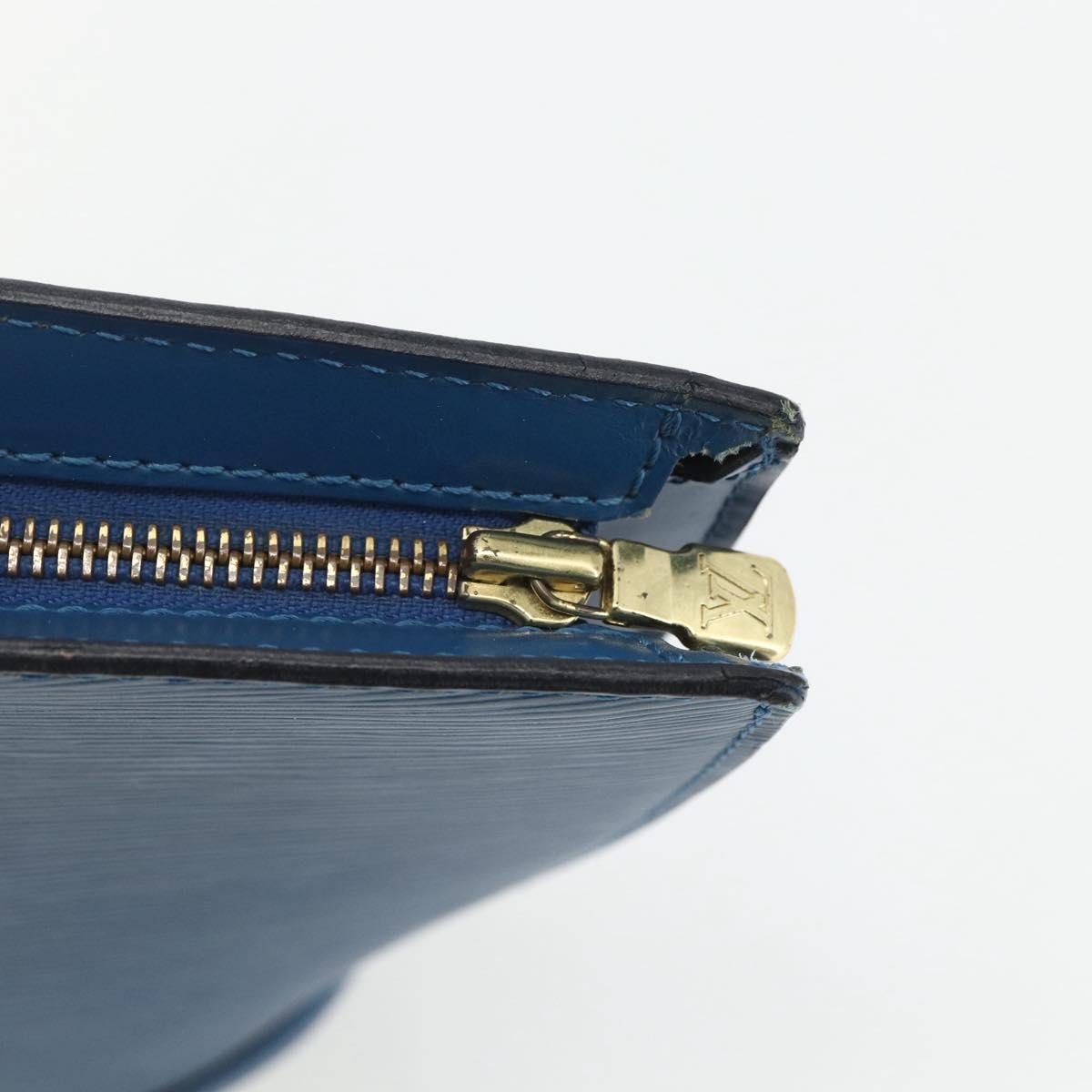 LOUIS VUITTON Epi Saint Jacques Shopping Shoulder Bag Blue M52275 LV Auth 162797