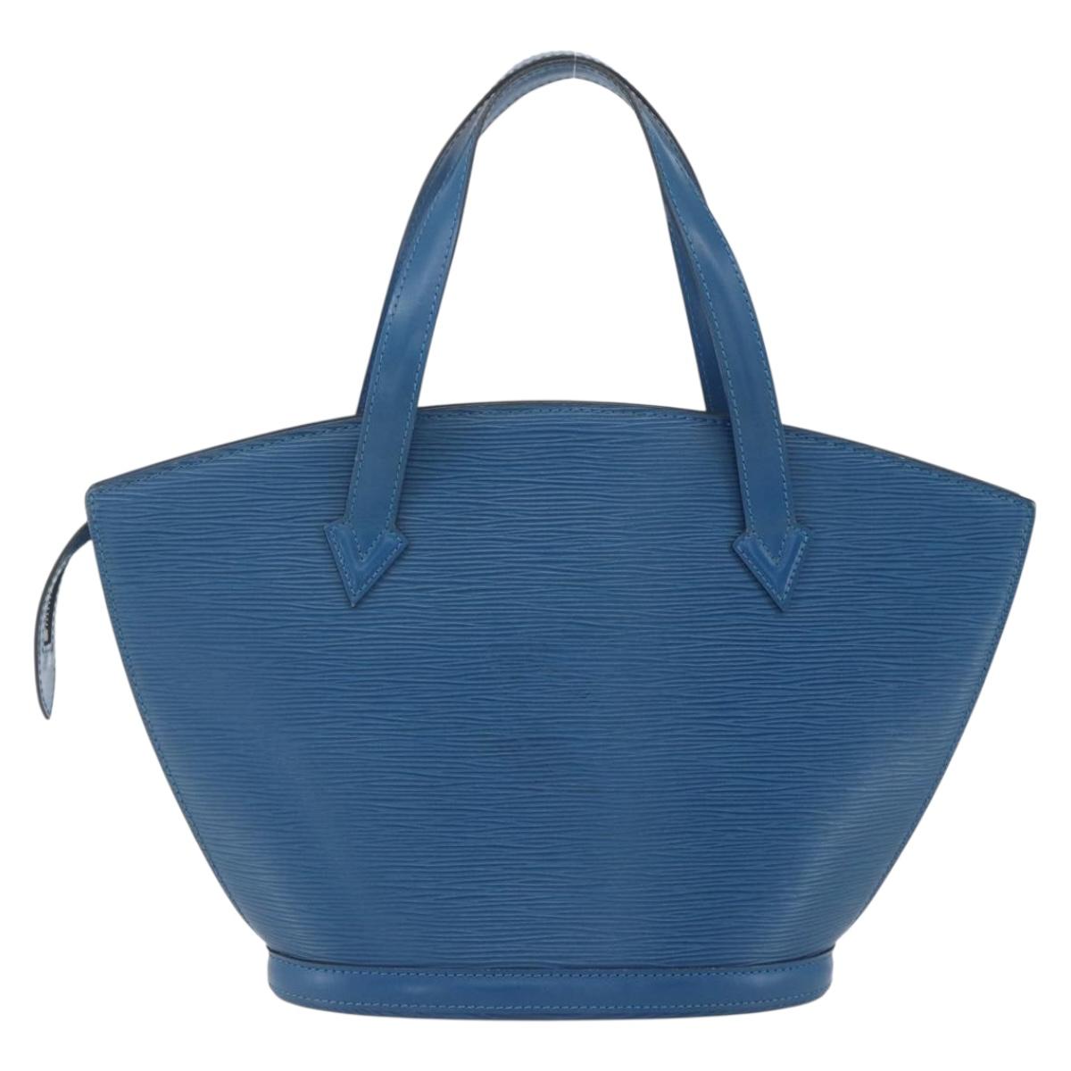 LOUIS VUITTON Epi Saint Jacques Shopping Shoulder Bag Blue M52275 LV Auth 162797