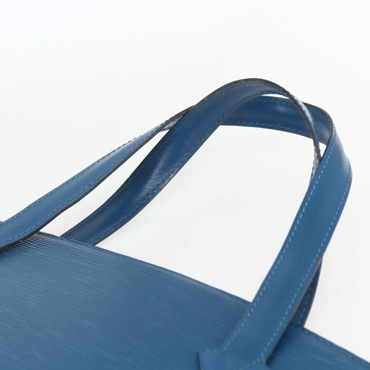LOUIS VUITTON Epi Saint Jacques Shopping Shoulder Bag Blue M52275 LV Auth 162797